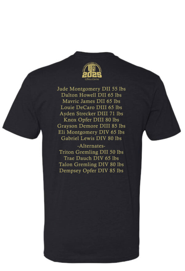 PAW State Black T-Shirt - Image 2