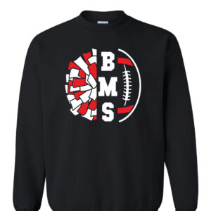 BMS Cheer Crewneck - Black