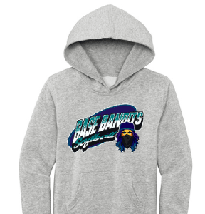 District Softball Grey Fleece Hoodie Sweatshirt [Youth Only]