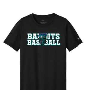 Nike Black Baseball T Shirt [Adult / Youth]
