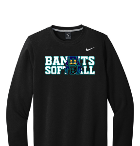 Nike Black Softball Crewneck [Adult Only]