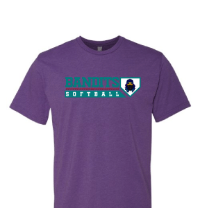 Softball Purple T Shirt [Adult / Youth]