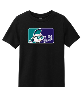 Wild Bandit Black Baseball T Shirt [Adult / Youth]