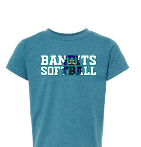 Base Bandit Softball Toddler Tee