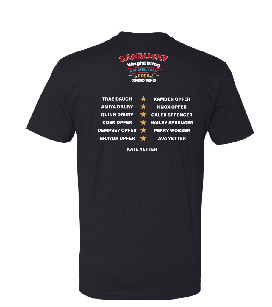 SW National Team Black Next Level CVC Tee Shirt - Image 2