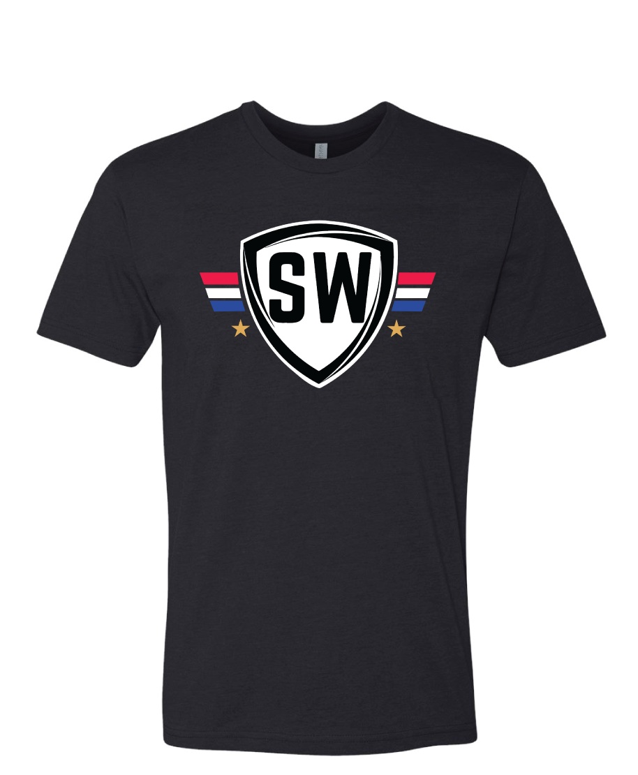 SW National Team Black Next Level CVC Tee Shirt
