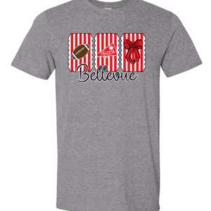 Grey Lady Red Cheer T Shirt