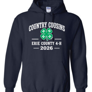 Erie County 4H Navy Hoodie